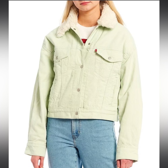 levi's baggy sherpa jacket